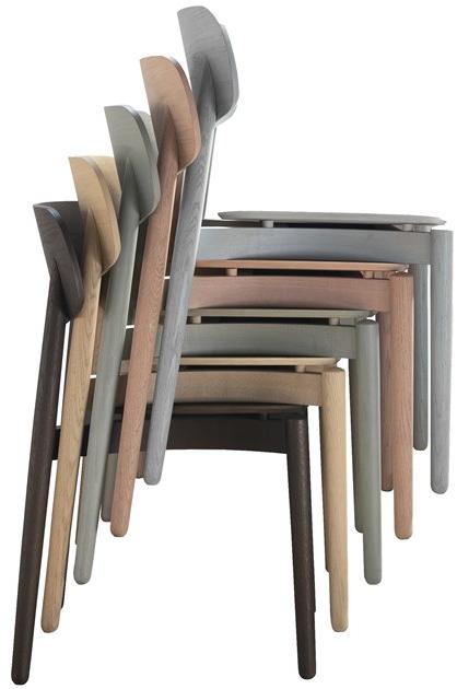 Bedont Деревянный стул с открытой спинкой Fizz B91 801f / b91 801r - Вид №3