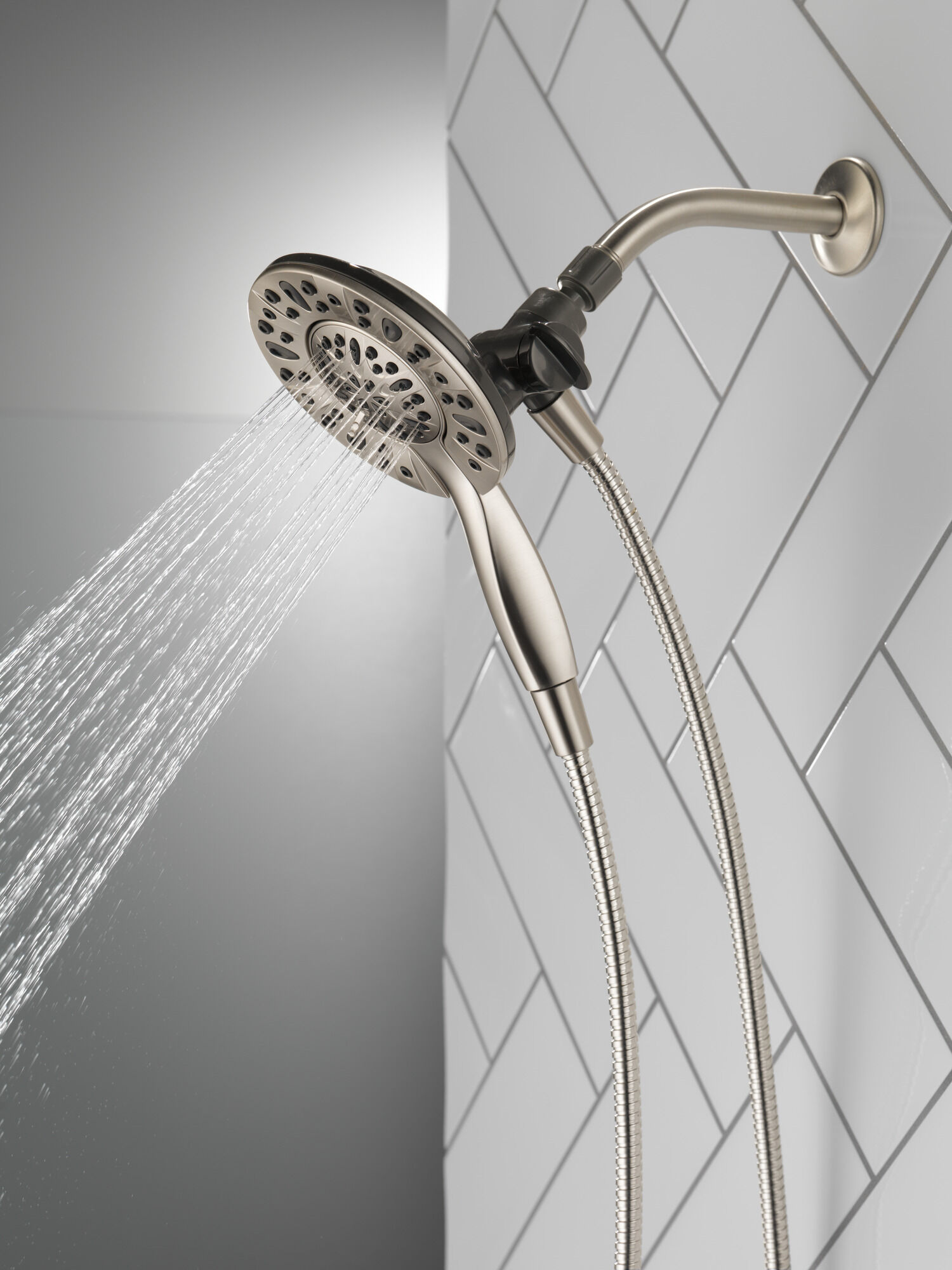 75490SN In2ition® Душ два в одном с 4 настройками Delta Faucet DELTA Матовый никель Spotshield - Вид №9