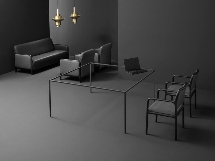 PIAVAL 2-х местный кожаный диван Cameo | contract 89-102/1f - Вид №3