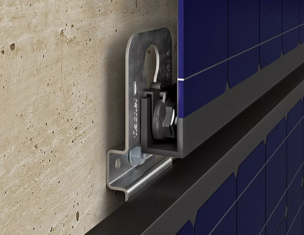 Система для установки фотоэлектрических панелей на фасаде FISCHER PV-CLIP ARCH-00004737 - Вид №1