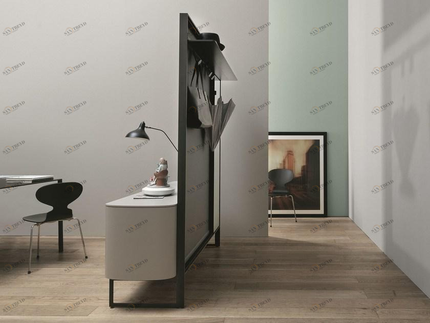 Caccaro Лаковая вешалка / шкаф для прихожей с распашными дверями Sideview sun-id-1384274