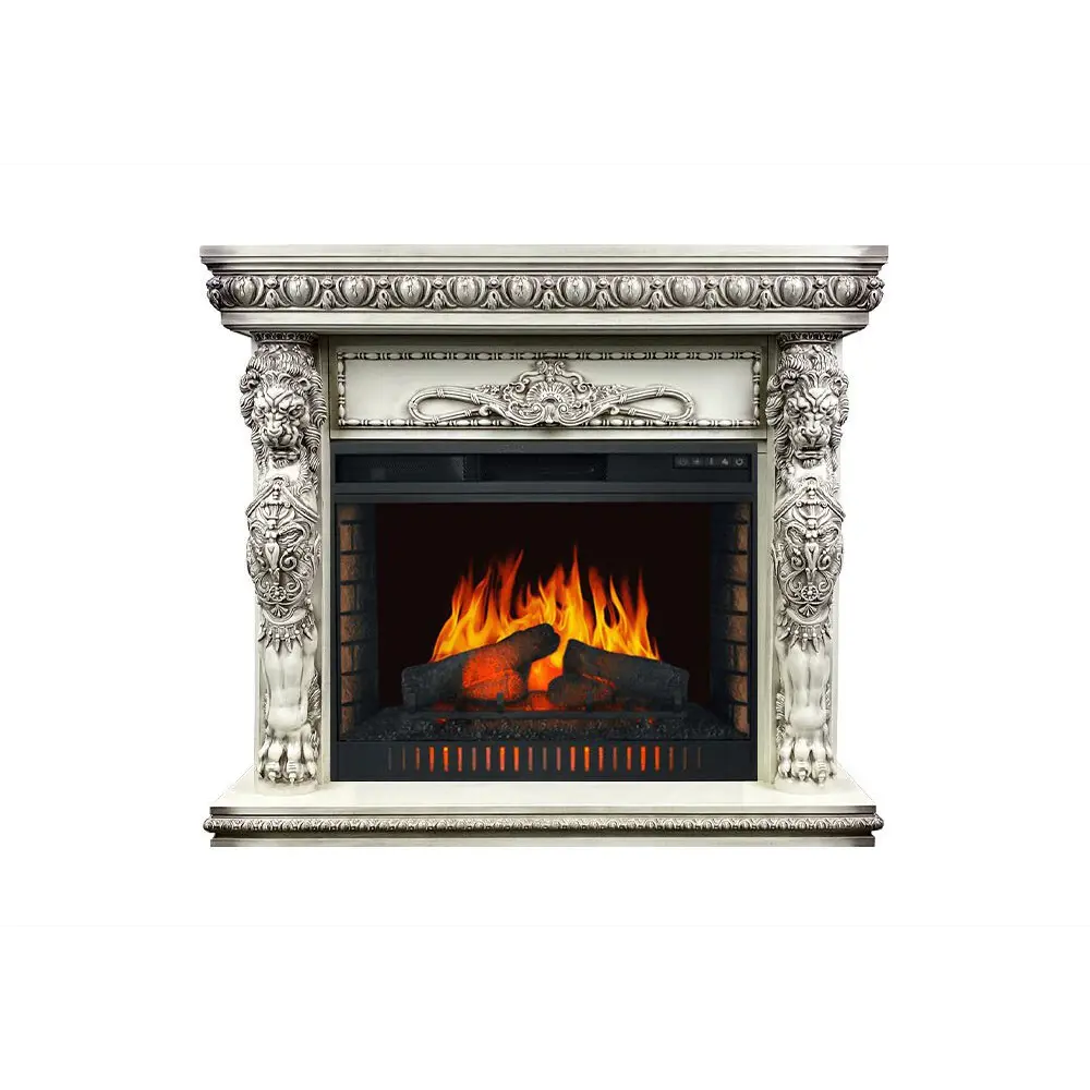 Каминокомплект Royal Flame Windsor с очагом Vision 30 1.5 кВт цвет золотой 89335228 STLM-2106085 
