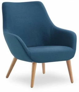 B&T Design Кресло из ткани с подлокотниками Lamy