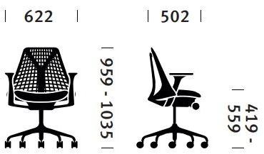 Herman Miller Стул офисный вращающийся с 5 спицами и подлокотниками Sayl sun-id-1379752 - Вид №32