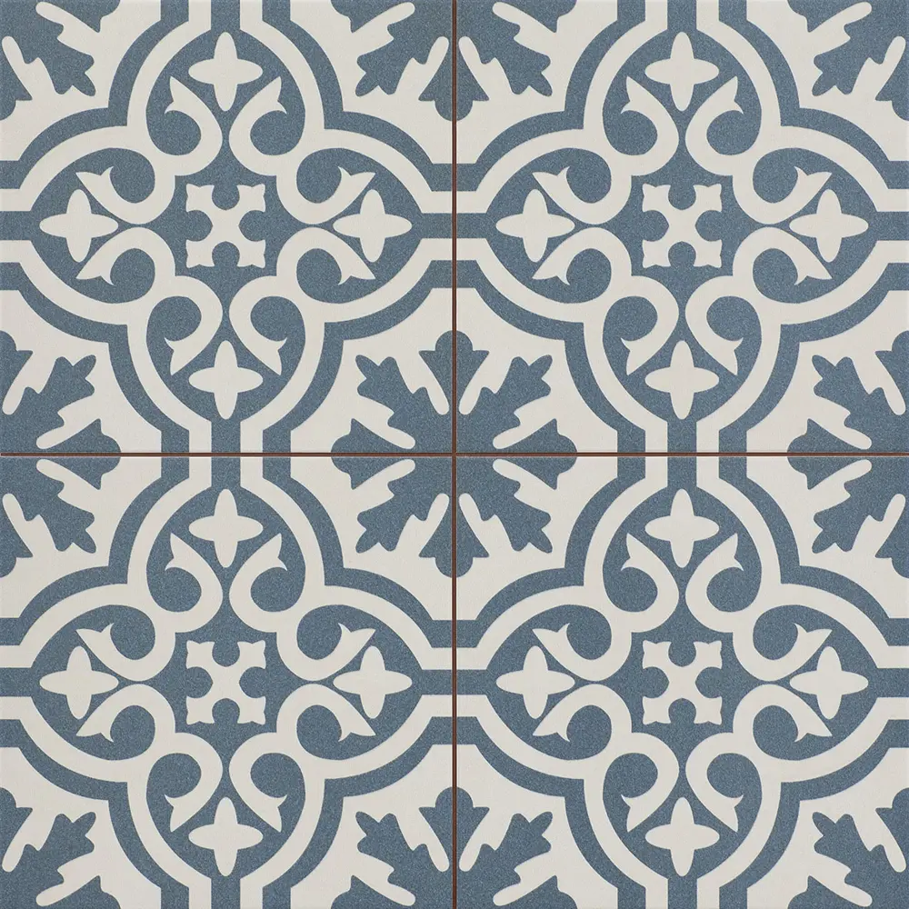Плитка напольная Berkley Slate Blue 45x45 см 1 м² цвет синий 82595134 STLM-2049906 Santreyd 