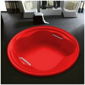 Ванна Gruppo treesse Perla V6691-K красная круглая большая свободностоящая