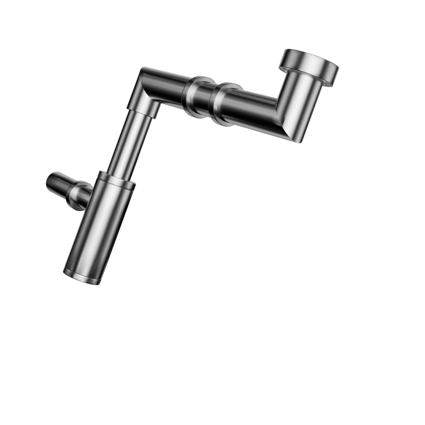 A810-S Сифон для бутылок из нержавеющей стали с выносом и удлинительной трубкой Duten 