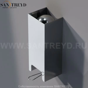 Agape MACH Диспенсер с контейнером для жидкого мыла хромированный AMAC0657A