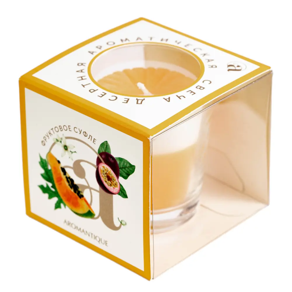 Santreyd Ароматическая свеча «Фруктовое суфле» в стеклянном стакане 82619232 STLM-0031887