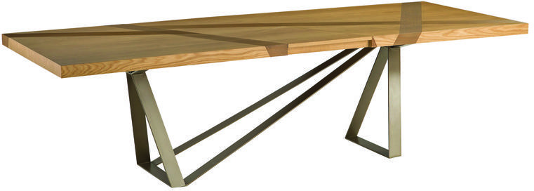 Roche Bobois Прямоугольный обеденный стол из фанерованной древесины Track sun-id-1378121 - Вид №3