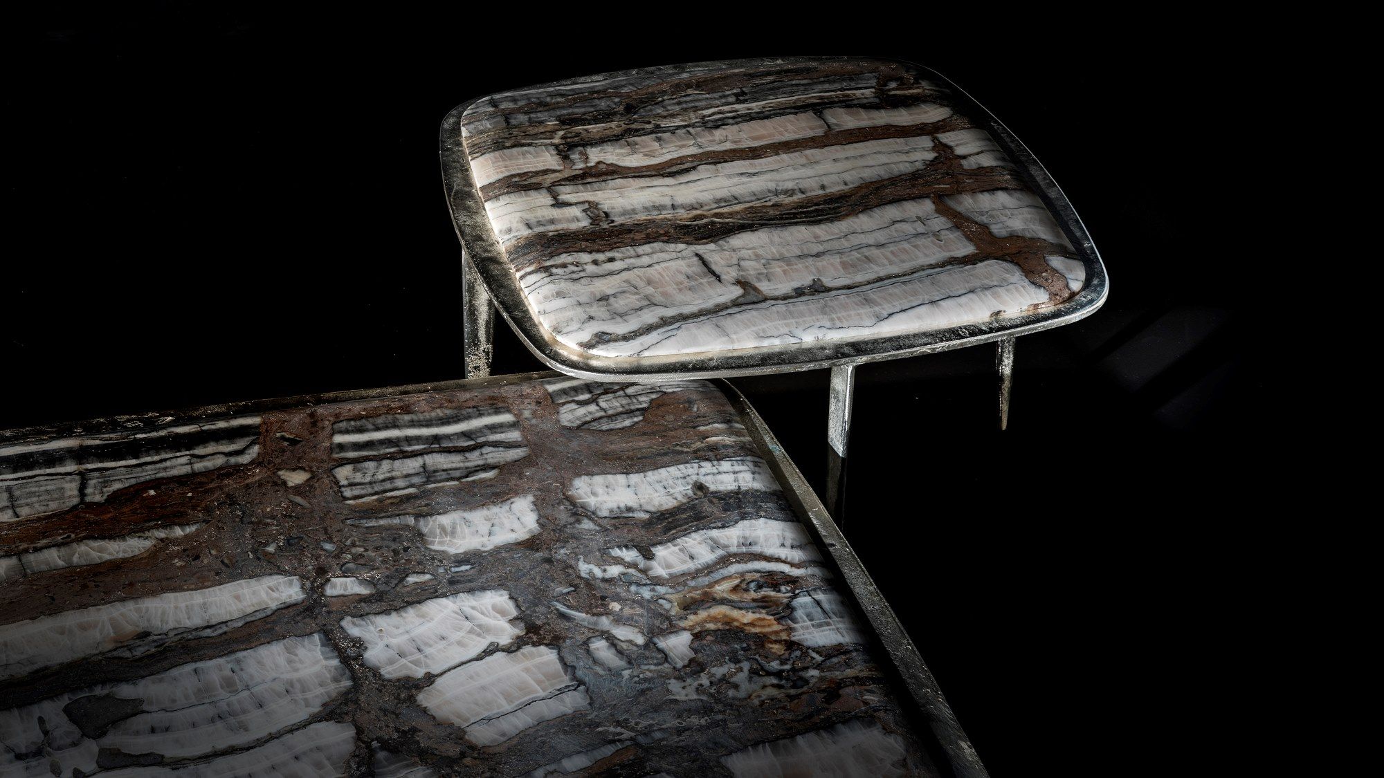 Низкий журнальный столик из натурального камня Henge BIG BANG ARCH-00126846 - Вид №1