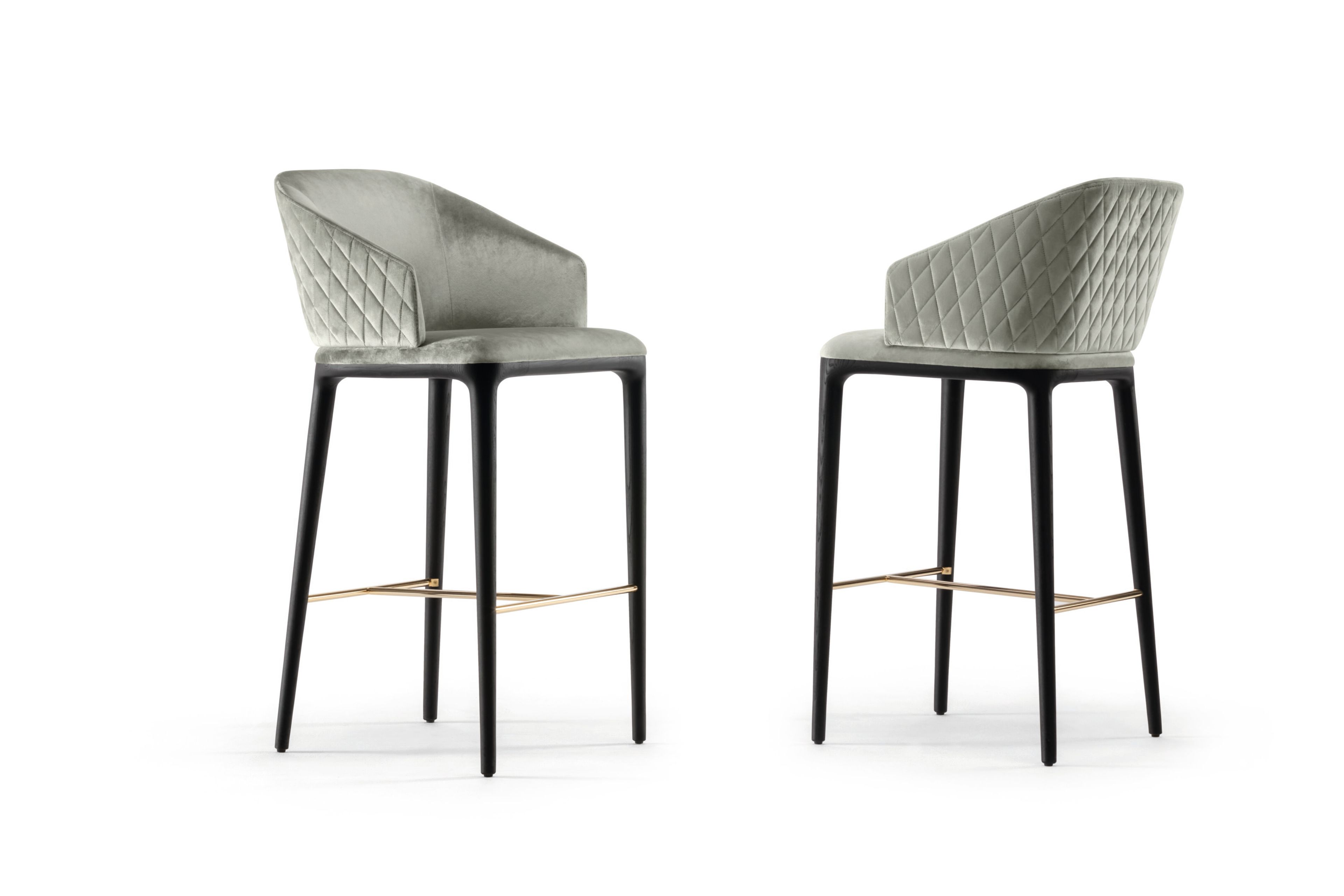 Тканевый барный стул со спинкой OPERA CONTEMPORARY LOUISE ARCH-00082354 - Вид №1