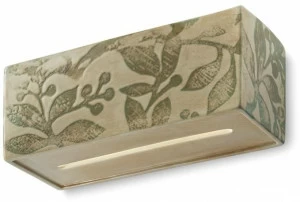 FERROLUCE Прямоугольный керамический настенный светильник Vague C1418