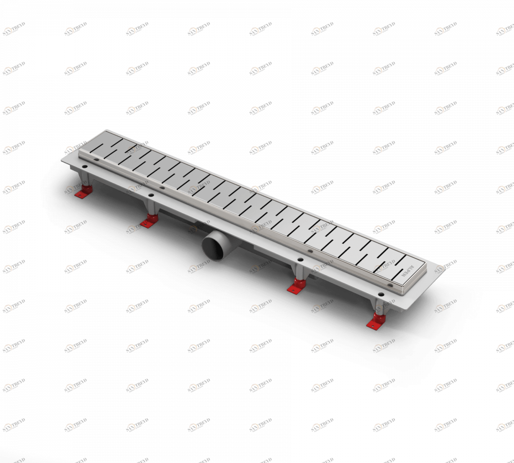 Водоотводящий желоб ALPEN Medium ALP-650MN с рамкой 