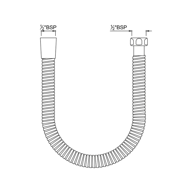 SHA-CHR-549D12 Душевой шланг Jaquar Shower Santreyd - Вид №1