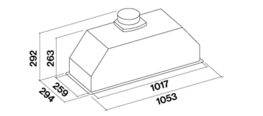 Вытяжка из нержавеющей стали с утопленным всасыванием по периметру Falmec дизайн ARCH-00010271 - Вид №5