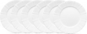 10665328 Noritake Набор тарелок закусочных Noritake Шер Бланк 21,5см, фарфор, 6шт Фарфор