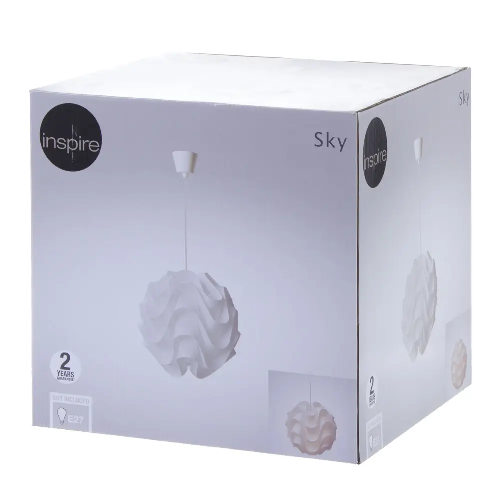 Светильник подвесной Inspire Sky, 1 лампа, 3 м², цвет белый 82035194 STLM-2166232  - Вид №6