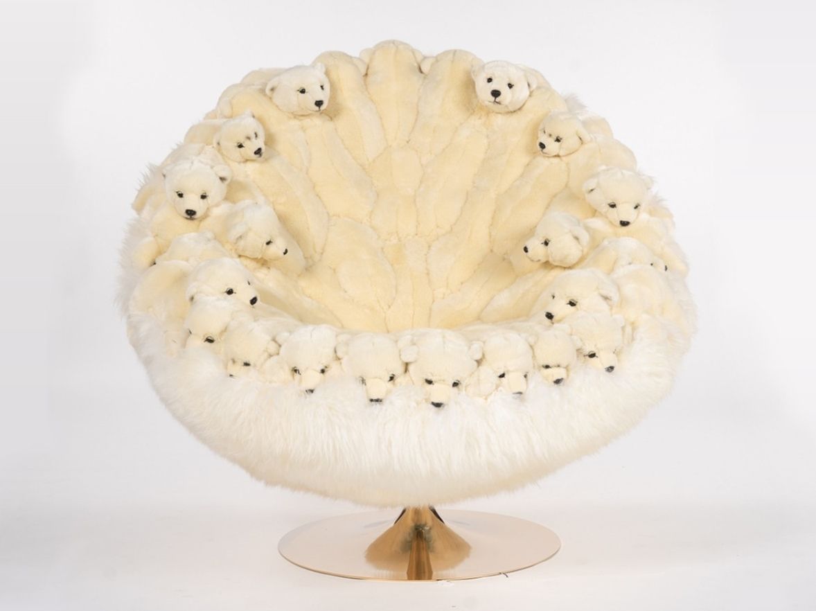 Полиэфирное кресло APCOLLECTION GOLDEN ICEBERG ARCH-00120846