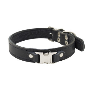 ПР0048286 Ошейник для собак Fast Line быстросъемный 25мм 50см черный ZOOEXPRESS