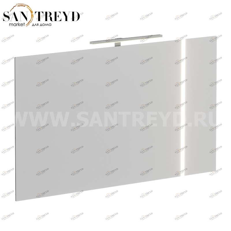 BPL130 Зеркало с глянцевой кромкой 130 см Globo MIRROR Италия Ceramica Globo