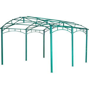 Навес для автомобиля Союз 400x320x250 см зеленый