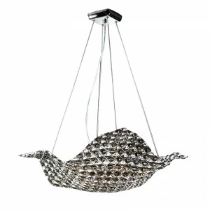 Подвесной светильник Saten от Schuller серый 16-0897 SCHULLER ДИЗАЙНЕРСКИЕ 243396 Прозрачный