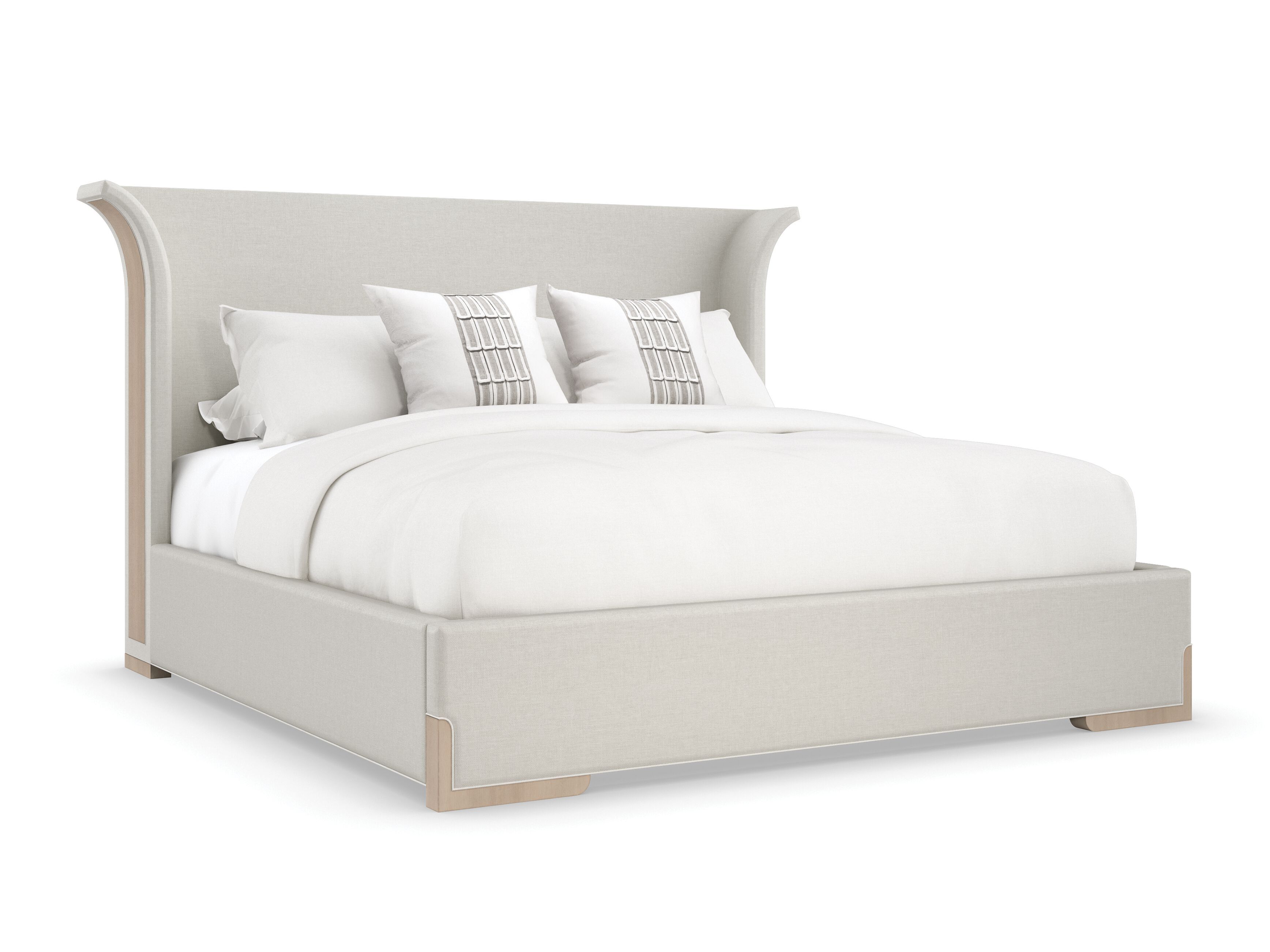 Двуспальная кровать из ткани Caracole BEAUTY SLEEP ARCH-00046050 - Вид №3