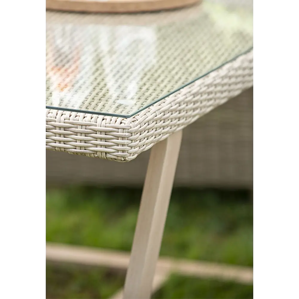 Стол садовый NATERIAL Medena с ротанговым плетением и стеклянной столешницей 82509552 STLM-0028915 - Вид №15