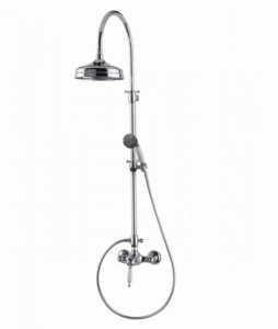 tender rain Латунная настенная душевая стойка в винтажном стиле с ручным душем Echo