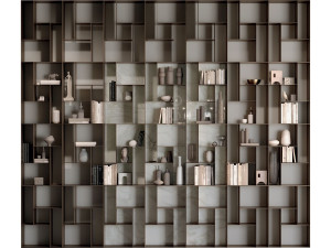 Стальная модульная Книжная полка