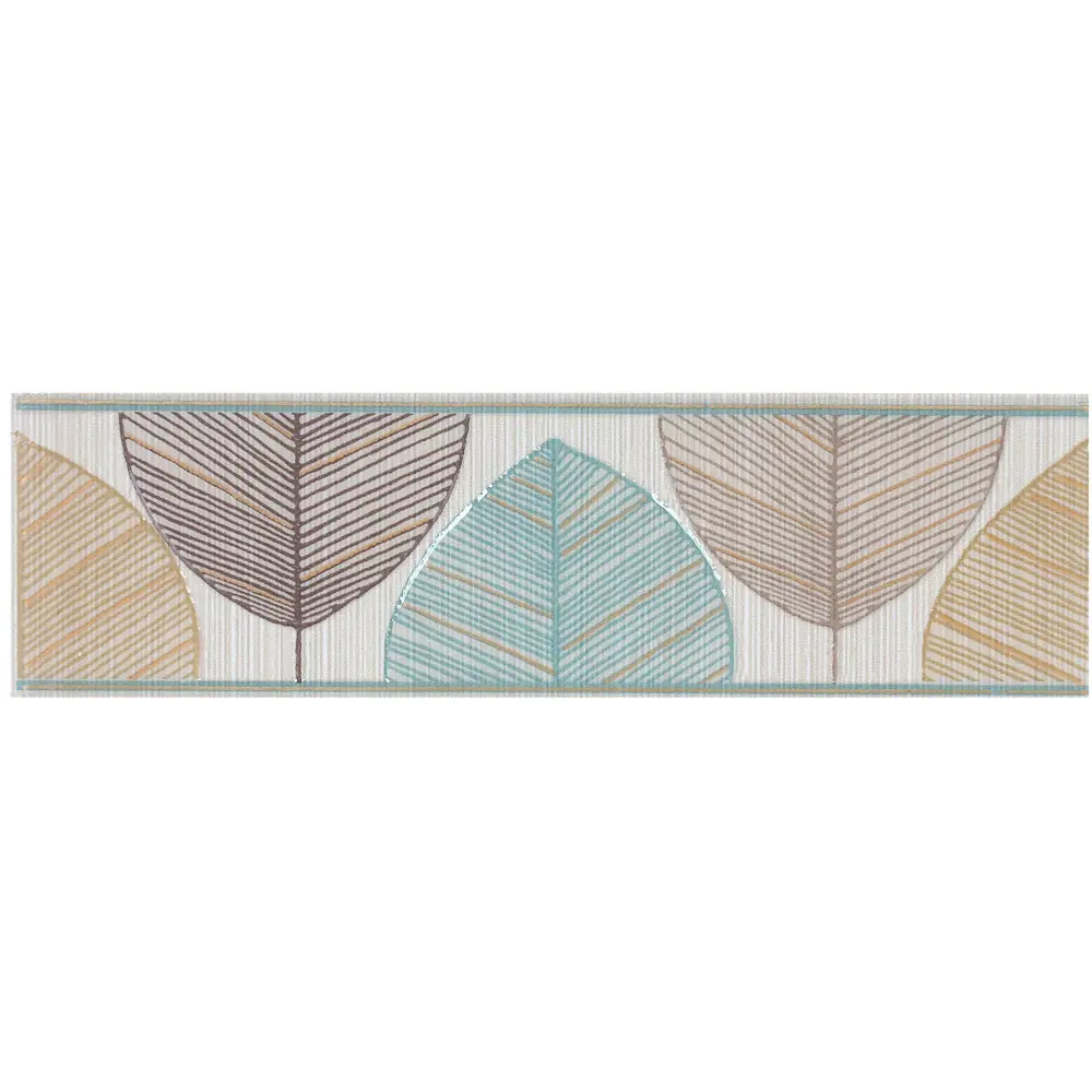 Бордюр Хельга «Листья», 20х5.7 см 81967053 STLM-2173408 Kerama Marazzi 