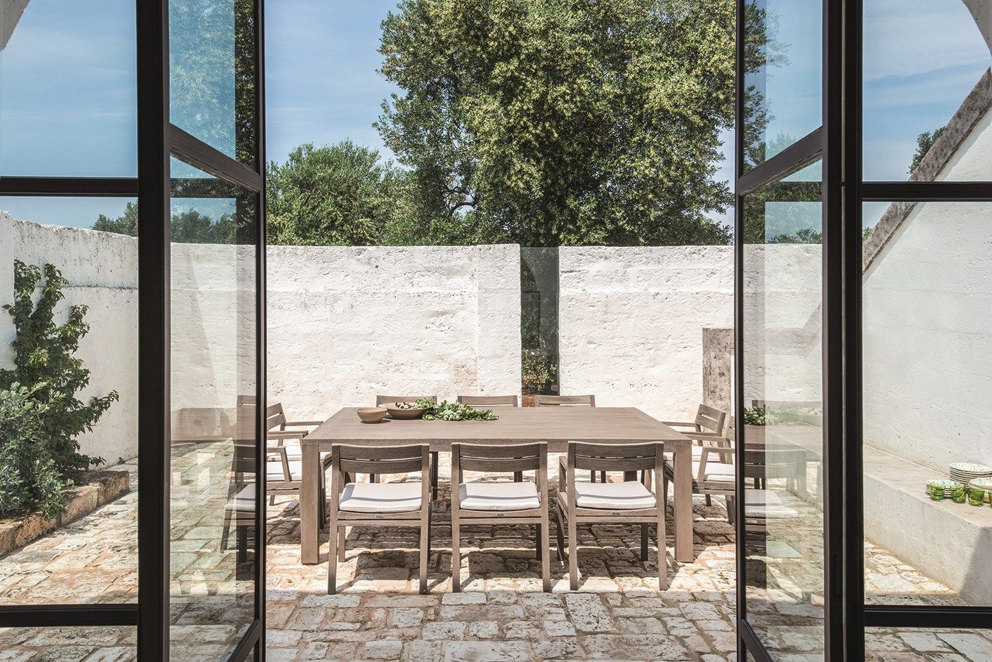 Стул для сада из тикового дерева с подлокотниками Ethimo Costes ARCH-00111921 - Вид №5