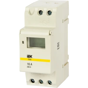 Таймер цифровой ТЭ15 на DIN-рейку, 16 А, 230 В