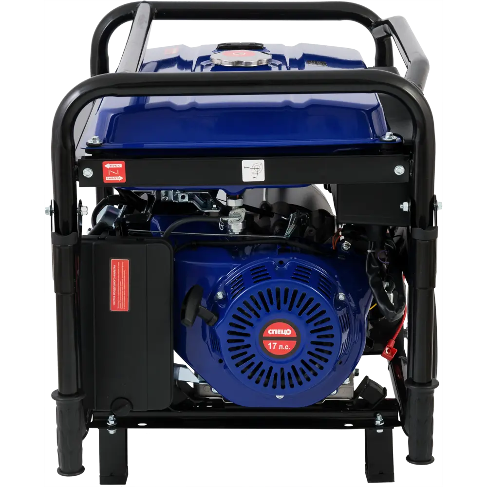 Бензиновый генератор СПЕЦ SB-9500E2 с электростартером и колёсами 89180330 STLM-1418598 - Вид №2