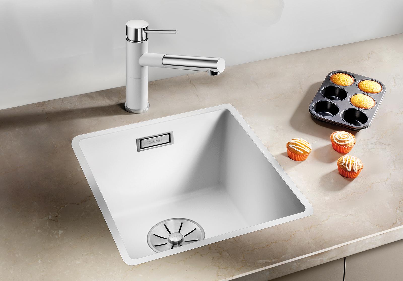 523417 Кухонная мойка Blanco Subline 320-F темная скала  Blanco Subline Темная скала