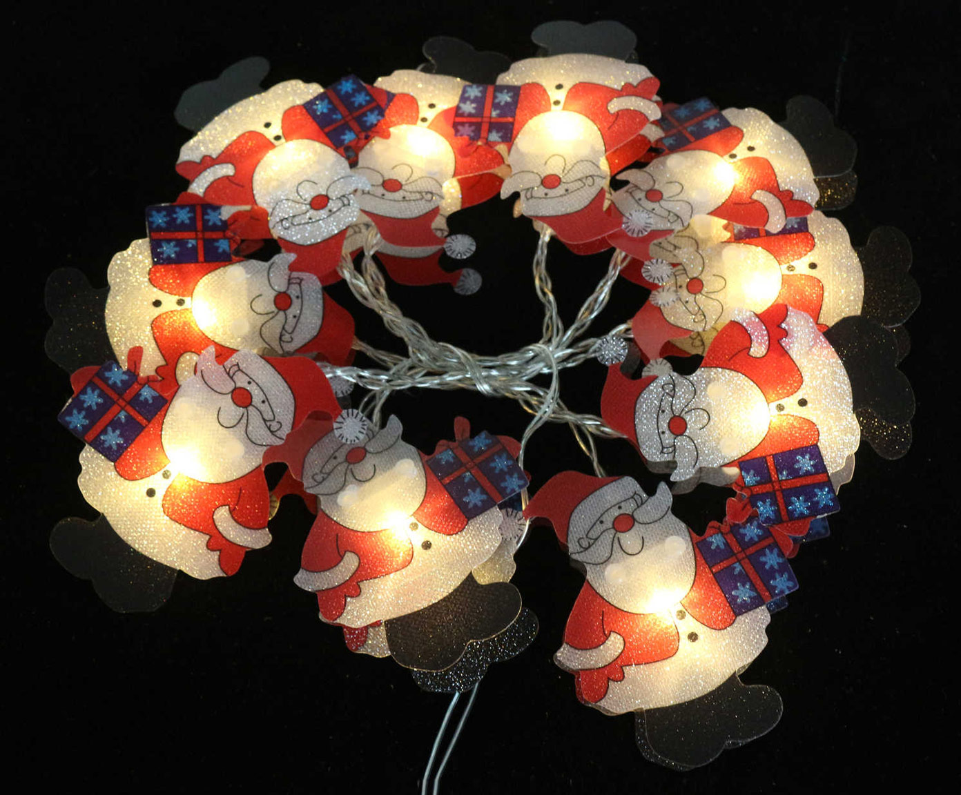 DZ-087-459 гирлянда 10LED SANTA TO4ROOMS 