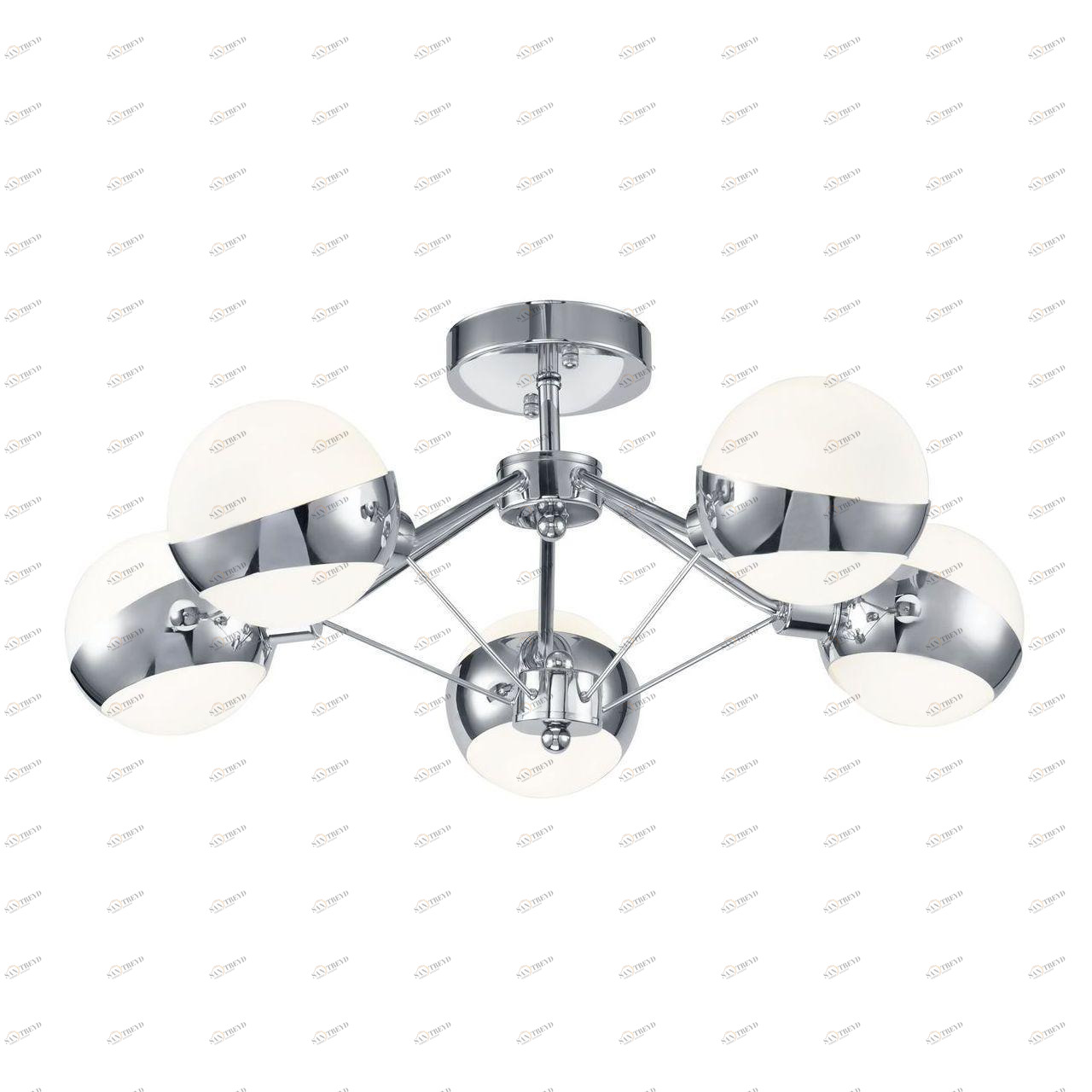 Потолочная люстра Freya Silvia FR5009CL-05CH белая FREYA SILVIA 220647 Белый