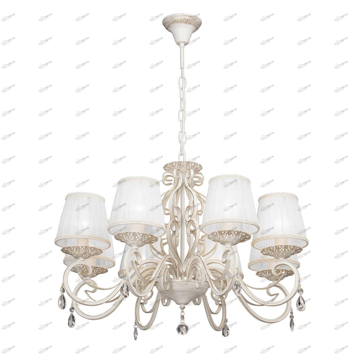 Подвесная люстра Vitaluce V1786-0/8 VITALUCE ДИЗАЙНЕРСКИЕ 328618 Белый 