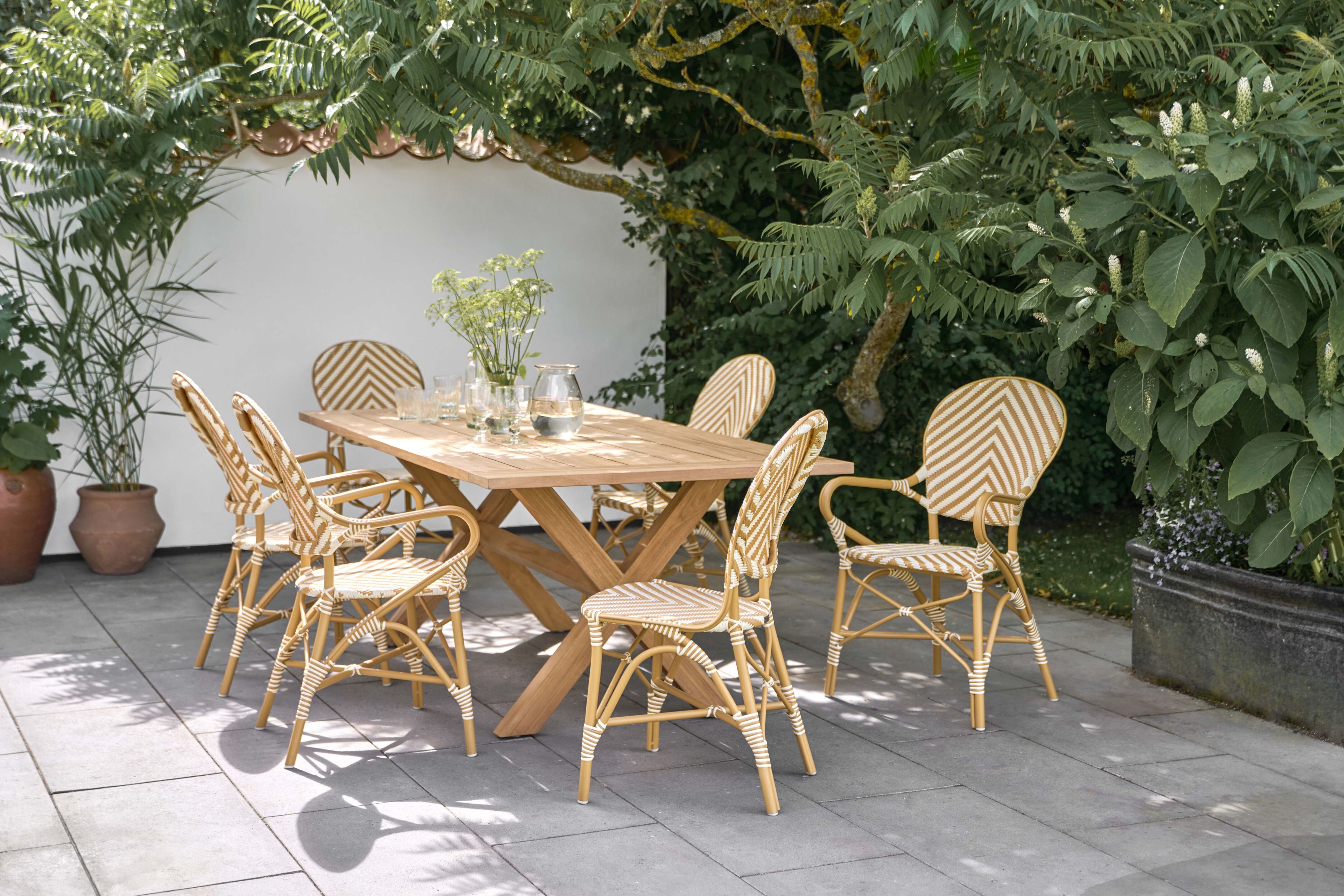 Алюминиевый садовый стул и ArtFibre с подлокотниками Sika Design Alu Affäire ARCH-00102669 - Вид №2