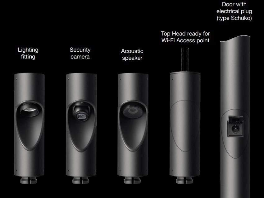 Алюминиевый светодиодный уличный фонарь для сада SIMES Shift Pro ARCH-00029631 - Вид №9
