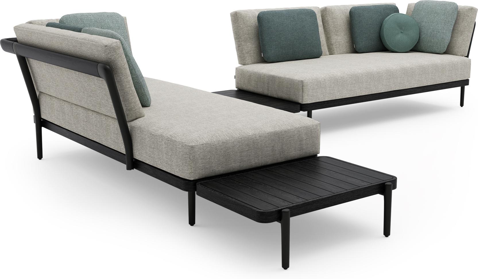 Concept 3 teak nero черный Manutti Flex MNST530 - Вид №1