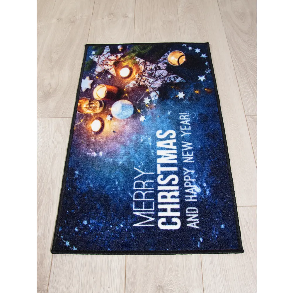Коврик Merry Christmas 45x68 см нейлон цвет синий 83704049 STLM-2083013 CTIM  - Вид №2