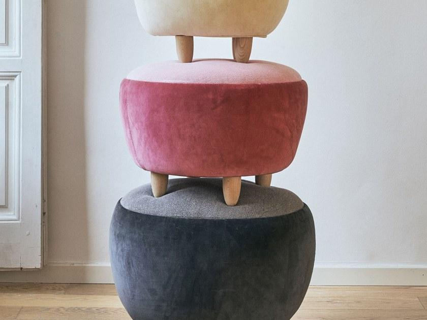 Gancedo Овальный пуф из ткани Pebbles sun-id-1488481 - Вид №4