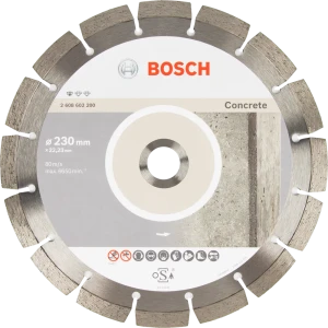 Диск алмазный по бетону Bosch Standard for Concret 2608602200 сегментный 230x22.2x1.8 мм 82136712 STLM-2062536
