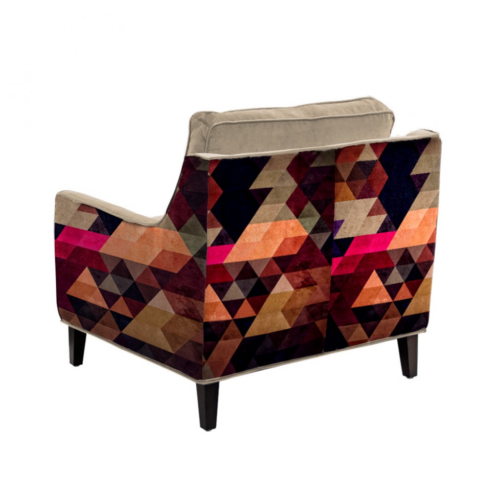 Кресло Triangle by James Soares бежевое ICON DESIGNE TRIANGLE 178006 Серый;разноцветный  - Вид №2