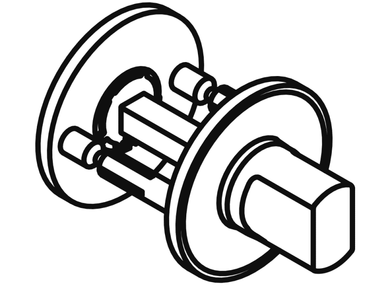 306.23VINR туалетная розетка HEWI Komponenten | Ersatzteile  - Вид №2