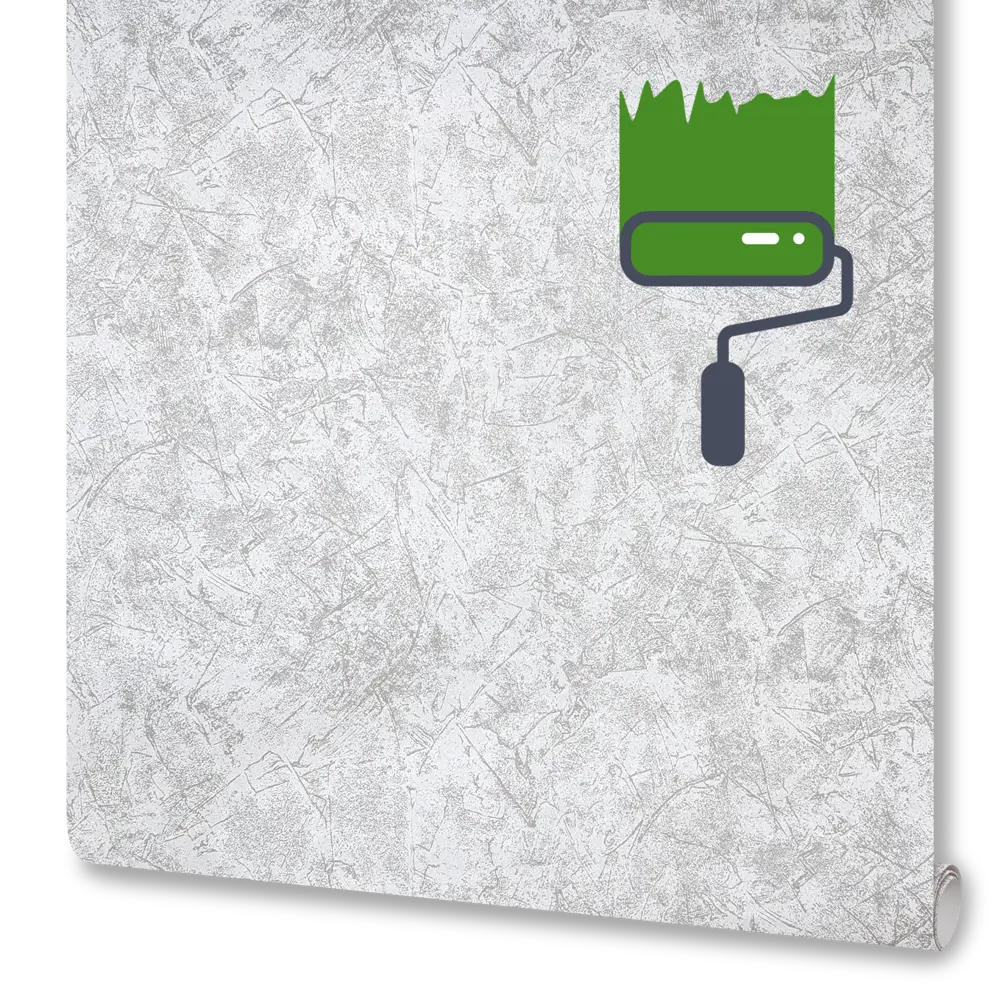 Флизелиновые обои ATELIERO Метелица под покраску - серые фактурные 89091856 STLM-0078296