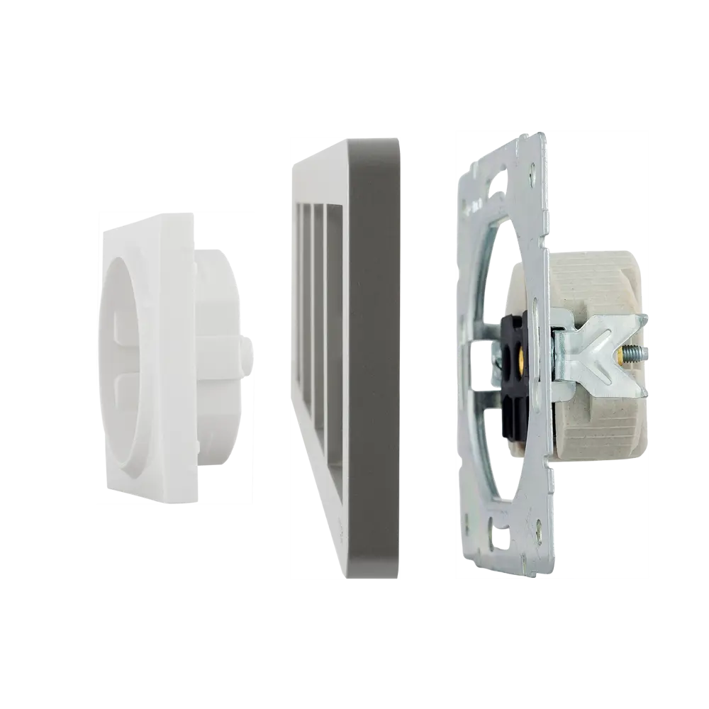 Рамка SYSTEME ELECTRIC W59 Deco на 4 модуля в цвете платина 82593341 STLM-0030834 - Вид №3