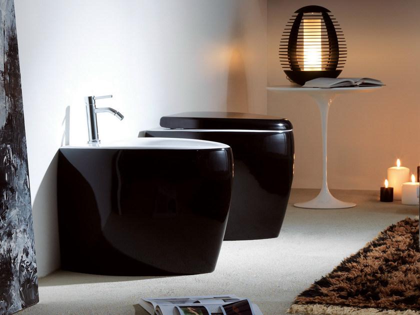 8606 Подвесной унитаз настенный Белый Scarabeo Ceramiche Moai Италия - Вид №2